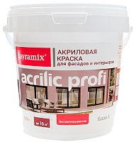 Bayramix Acrylic Profi краска для фасадов и интерьеров, База А, 16 л – ТСК Дипломат