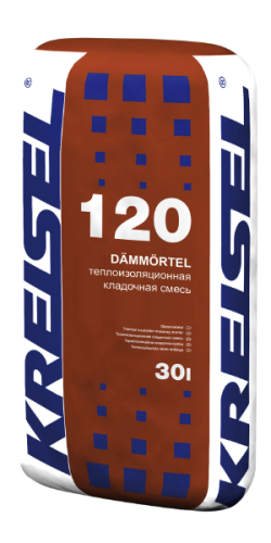 DÄMM-MAUERMÖRTEL 120, Теплоизоляционная кладочная смесь, мешок, 30 л, KREISEL – ТСК Дипломат