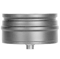 Заглушка с отводом конденсата, Permeter, 50 мм, D200, серый, Schiedel – ТСК Дипломат