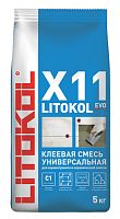 Клей для плитки, керамогранита и камня LITOKOL X11 EVO (класс С1), 5 кг, LITOKOL – ТСК Дипломат