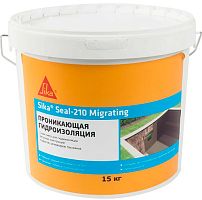 Гидроизоляционный раствор для повышения водонепроницаемости бетона SikaSeal®-210 Migrating, ведро 15 кг – ТСК Дипломат