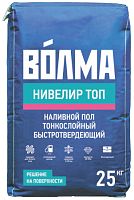 Наливной пол тонкослойный быстротвердеющий "ВОЛМА-Нивелир Топ", 25 кг – ТСК Дипломат