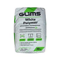 GLIMS WhitePolymer шпатлевка полимерная финишная - 20 кг, мешок – ТСК Дипломат
