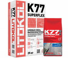 Клей для укладки плитки SUPERFLEX K77 (класс С2 TE S1), 25 кг, LITOKOL – ТСК Дипломат