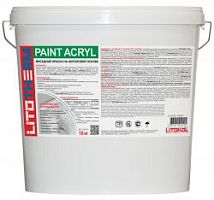 Фасадная краска LITOTHERM Paint Acryl, LITOKOL (База А), ведро, 20 кг – ТСК Дипломат