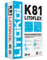 Клей для плитки белый LITOFLEX K81 (класс С2 Е), LITOKOL – ТСК Дипломат