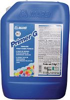 Грунт с повышенным содержанием полимера PRIMER G, голубой, Mapei, 5 кг – ТСК Дипломат