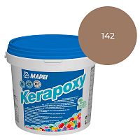 Высокогигиеничный кислотостойкий эпоксидный шовный заполнитель (затирка) KERAPOXY №142, коричневый, 10 кг – ТСК Дипломат