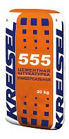 ZEMENT-MASCHINENPUTZ 555, Универсальная цементная штукатурка для машинного и ручного нанесения, мешок, 30 кг, KREISEL – ТСК Дипломат