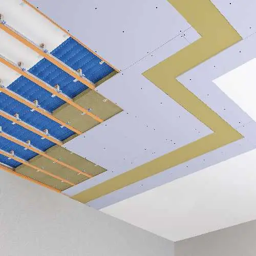 Каркасная система звукоизоляции потолка «Барклайн Барьер Плюс Мембрана 4К»