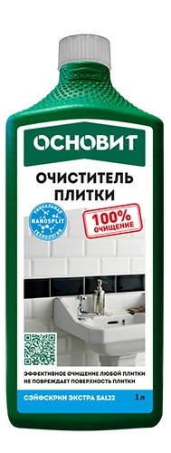 Очиститель плитки ОСНОВИТ СЭЙФСКРИН ЭКСТРА SAl22, 1 л
