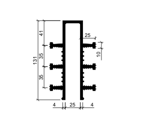 Гидрошпонка АКВАСТОП тип ДЗ-130/25-6/25 EPDM (резина)