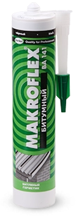 Герметик битумный кровельный Makroflex ВА141 черный 290 мл.