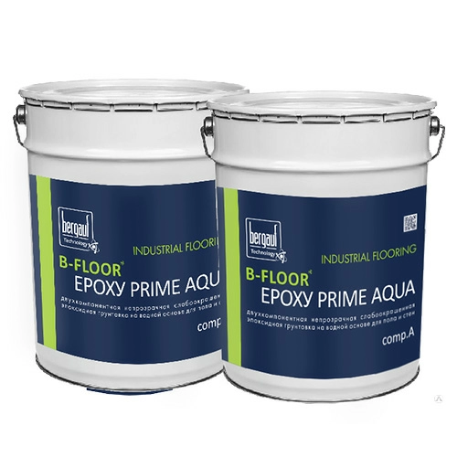 B-Floor Epoxy Prime Aqua,10 кг, Двухкомпонентный эпоксидный праймер, Bergauf
