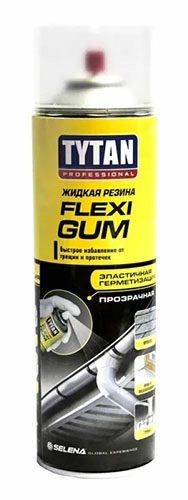Герметик каучуковый универсальный Жидкая Резина Tytan Professional Flexi Gum черный 400 мл