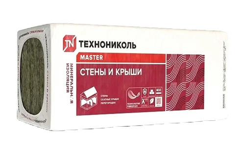 ТЕХНОНИКОЛЬ 34 PN, Стены и крыши Проф, плита (1200х600х80 мм), 0,806 м3, стекловолокно, 14 шт. в упаковке