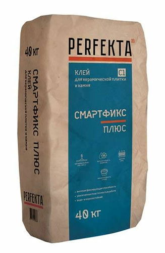 Клей плиточный улучшенный Смартфикс Плюс C1, 40 кг