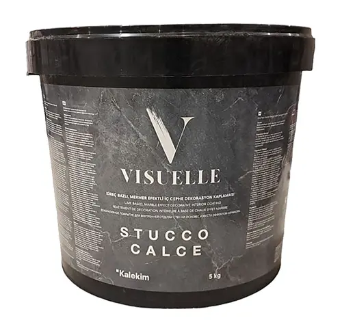 Декоративная венецианская штукатурка из натуральной извести VISUELLE Stucco Calce 5 кг, Kalekim