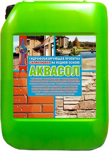 Силиконовая пропитка для бетона Аквасол 10 л, канистра