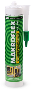 Герметик силиконовый универсальный Makroflex AX104 прозрачный 290 мл.