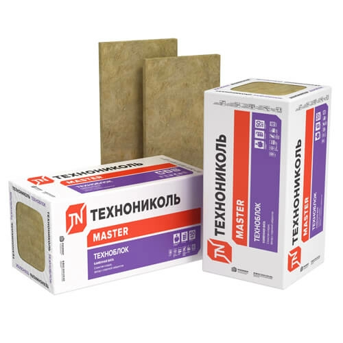 Базальтовый утеплитель ТехноНИКОЛЬ Техноблок Стандарт 1200х600х70 мм 8 шт (5,76 м2, 0,4032 м3) в упаковке