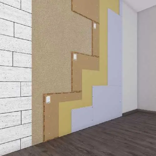 Бескаркасная система звукоизоляции стен «Барклайн Кварц Плюс»