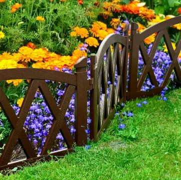 Садовое ограждение Арка коричневое, Стандартпарк