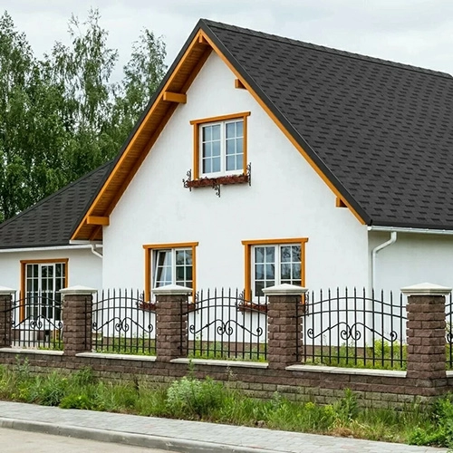 ТЕХНОНИКОЛЬ SHINGLAS многослойная черепица Фазенда, серый (2,6 кв.м.), уп.