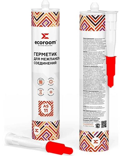 Герметик ECOROOM AS-11 для межпанельных швов высокоэластичный, 310 мл