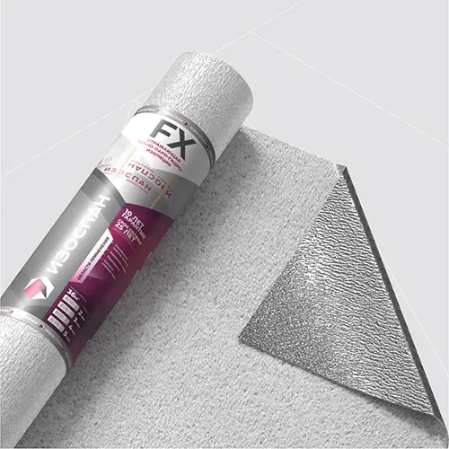 Изоспан FX 2 мм (36 м2), Отражающая гидро- пароизоляция