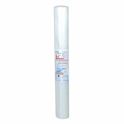 Арт. 051-60 Сетка стеклотканевая штукатурная X-Glass Pro (5х5мм), 60 г/м2, 50 м