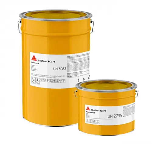 Двухкомпонентный цветной самонивелирующийся эпоксидный состав Sikafloor® BC 373 PTA RAL 7046 телегрей 2, ведро 25,5 кг