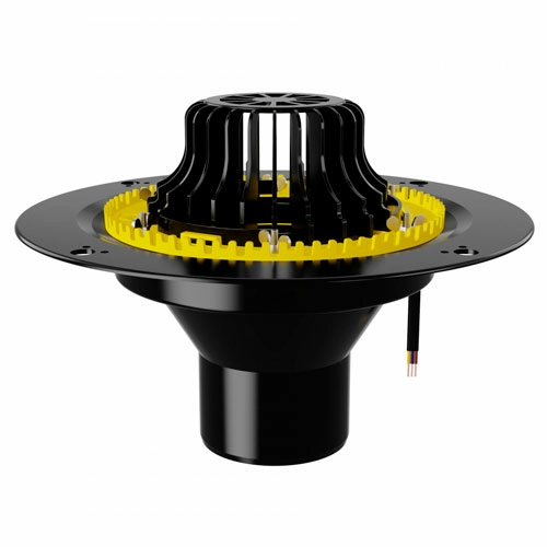 Воронка с обжимным зубчатым фланцем обогреваемая VMO Krone 110x165