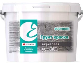 Грунт краска акриловая Ecoroom для OSB, ведро, 10 л