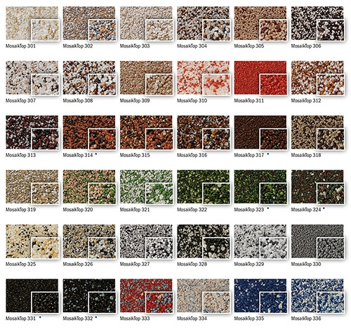 Декоративная мозаичная штукатурка Baumit MosaikTop Essential line, 25 кг