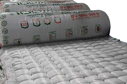 Мат прошивной МП(СТ)-100 с обкладкой из стеклоткани с одной стороны