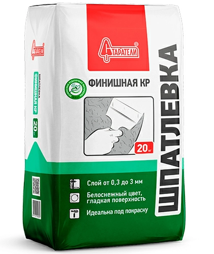 Шпатлевка полимерная Финишная КР мешок 20 кг Старатели