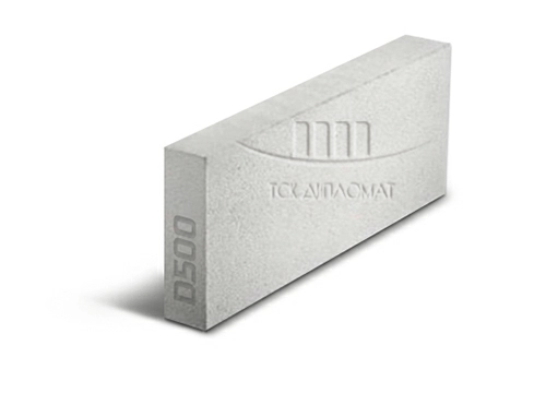 Cubiblock Блок D500 B3,5 F100 625x75x250 газобетонный перегородочный