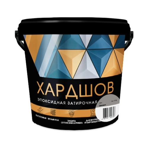 PERFEKTA Эпоксидная затирочная смесь Хардшов цвет 125 Цемент, ведро 2,5 кг