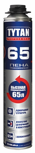 Пена профессиональная Tytan Professional 65 750 мл. выход 65 л