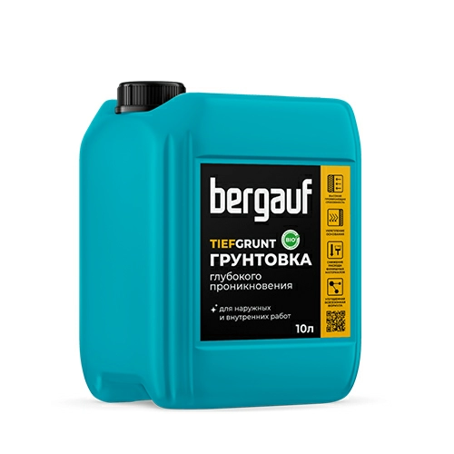TIEFGRUNT, 10 л, Грунтовка глубокого проникновения, Bergauf