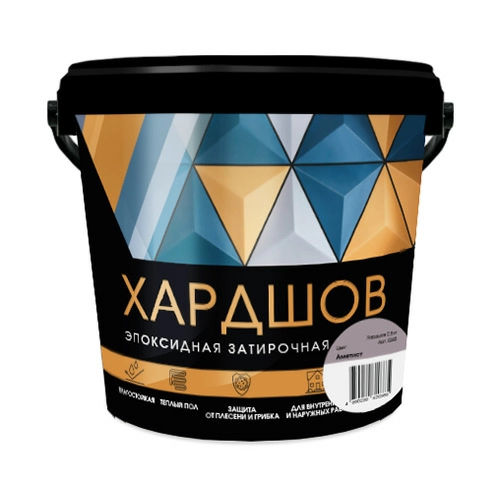 PERFEKTA Эпоксидная затирочная смесь Хардшов цвет 630 Аметист, ведро 2,5 кг