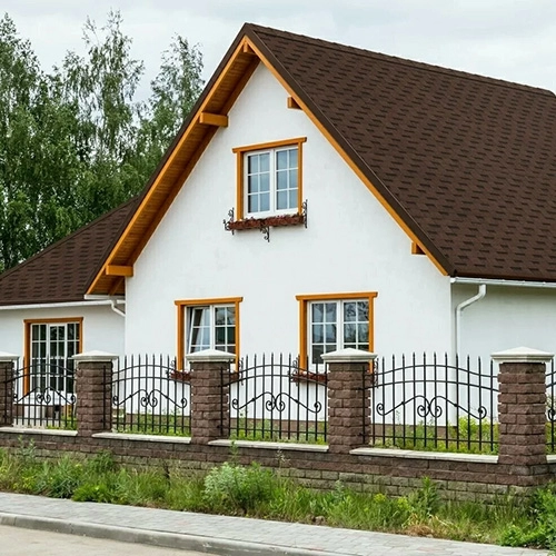 ТЕХНОНИКОЛЬ SHINGLAS многослойная черепица Фазенда, коричневый (2,6 кв.м.), уп.