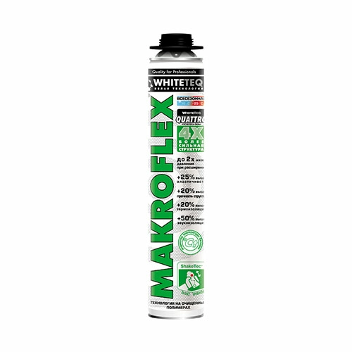Пена профессиональная Мakroflex WhiteTeq 750 мл.