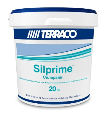 Проникающая грунтовка на силиконовой основе Terraco SILPRIME 20 кг, ведро