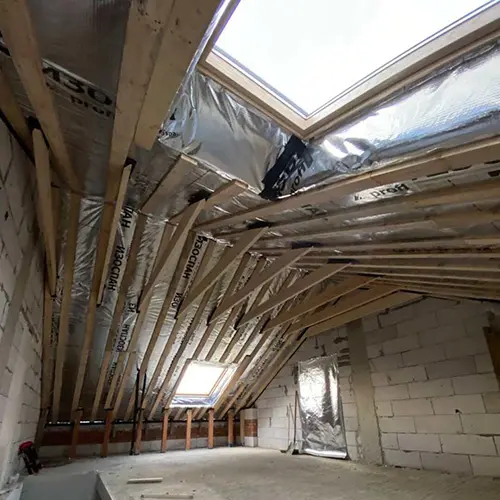 Изоспан RF, 1,2х58,34 м, (70 м2) Отражающая армированная паро-гидроизоляция