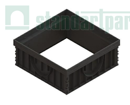 Надставка пластиковая на дождеприемник 300х300 PolyMaxBasic НДП-30.30-ПП 8370-Н, Стандартпарк