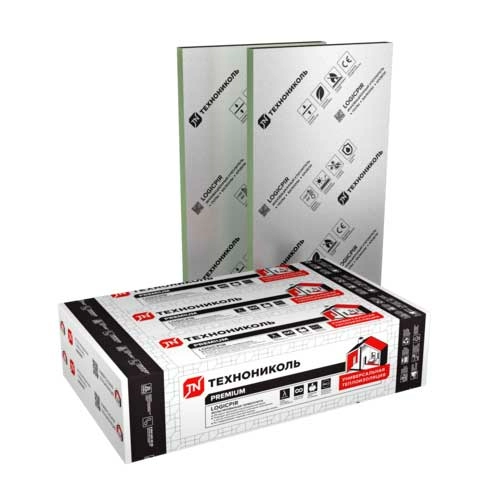 LOGICPIR Ф/Ф 1200х600х50, Технониколь, плита теплоизоляционная PIR (ПИР) с обкладкой из фольги