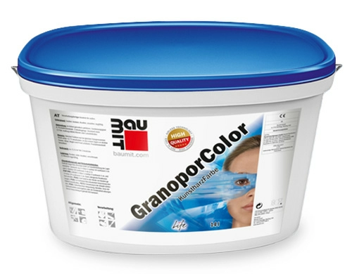 Фасадная краска на основе полимерного связующего Baumit GranoporColor Группа 3, 14 л