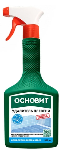 Удалитель плесени ОСНОВИТ СЭЙФСКРИН ЭКСТРА SBd22, 0.5 л
